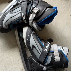 DBX Black and Gray Ice Skates